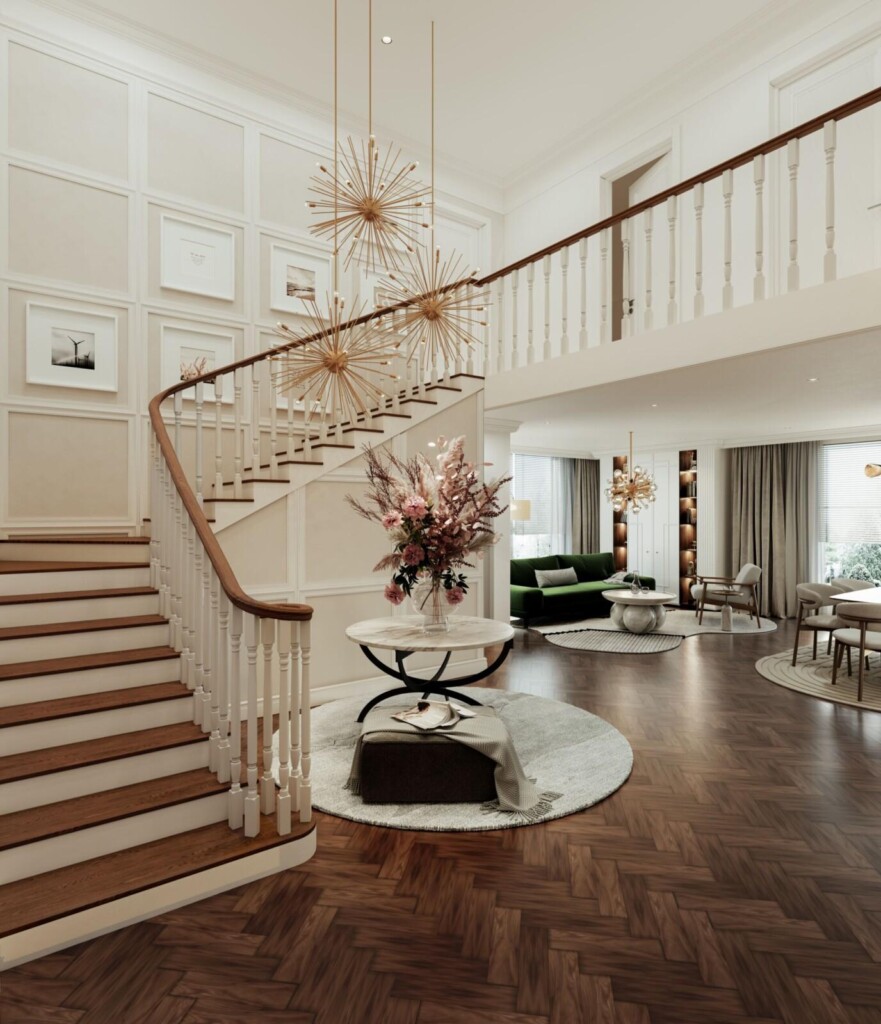 Modern living space inside Horizon apartments